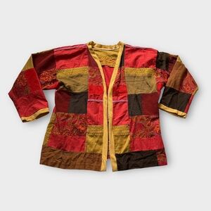Vintage handmade patchwork jacket